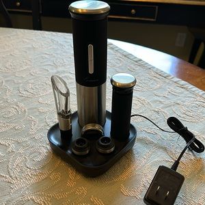 Rabbit Wine Opener And Accessories